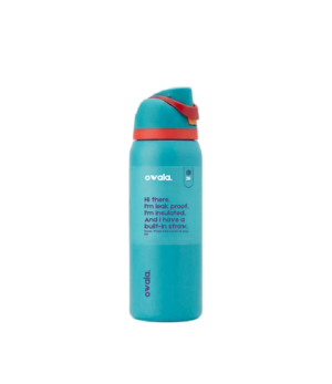 owala freesip – color turquesa con detalles coral