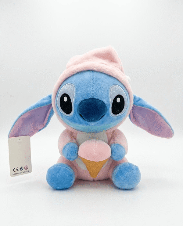 peluche stitch con pijama y accesorio