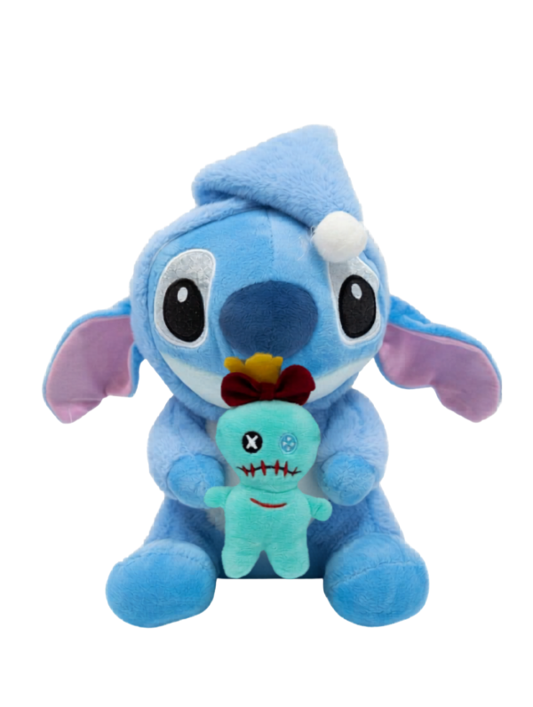 peluche stitch con pijama y accesorio
